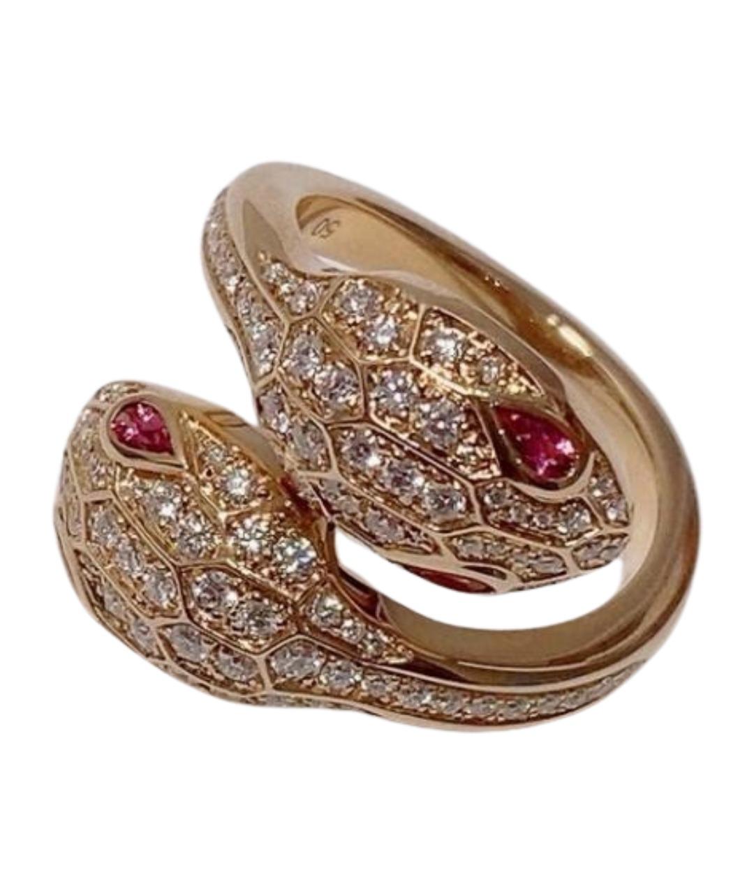 BVLGARI Золотое кольцо из розового золота, фото 1