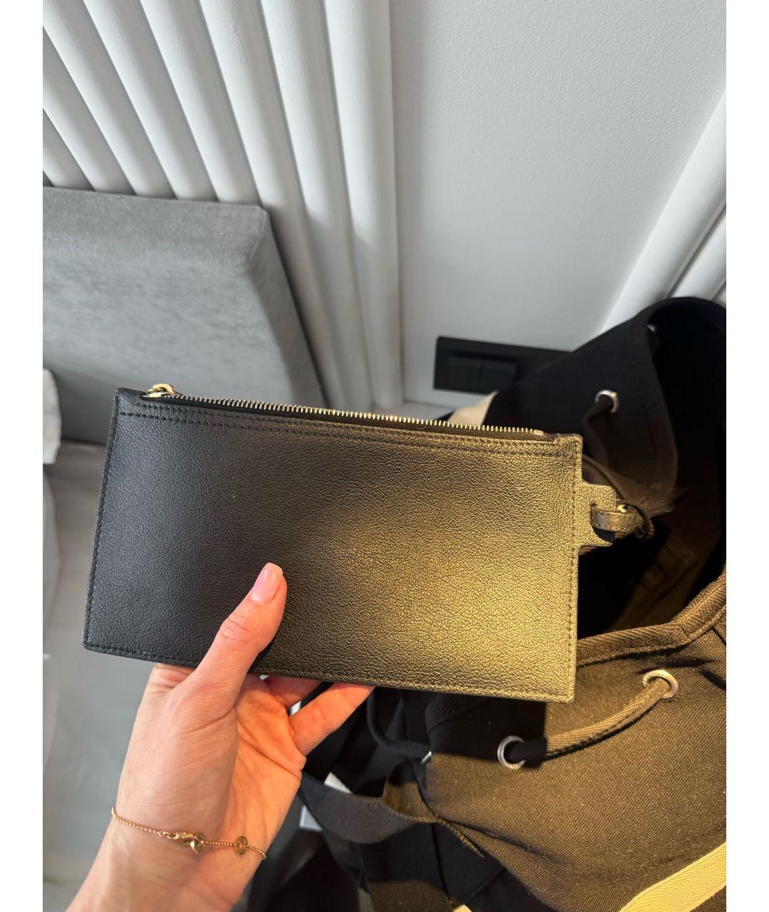 SAINT LAURENT Черный хлопковый рюкзак, фото 6