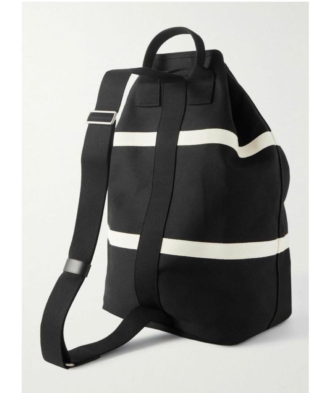 SAINT LAURENT Черный хлопковый рюкзак, фото 3