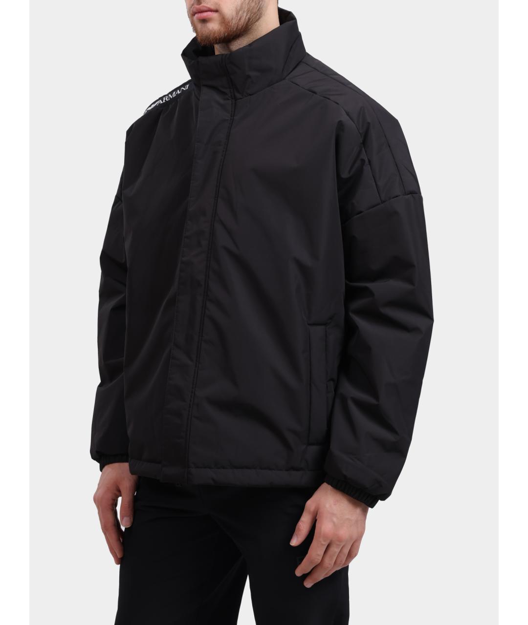 EA7 Черная куртка, фото 2