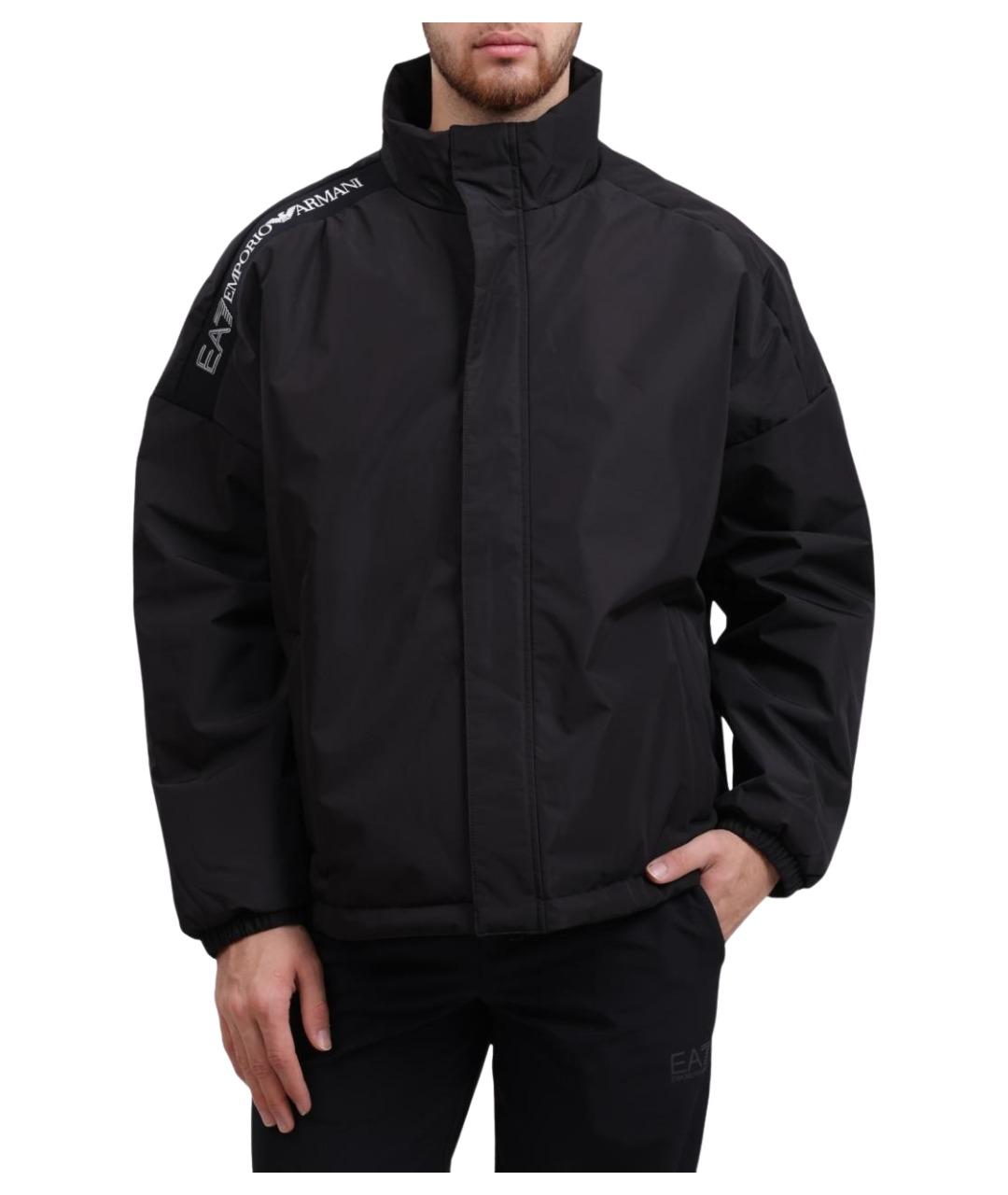 EA7 Черная куртка, фото 1