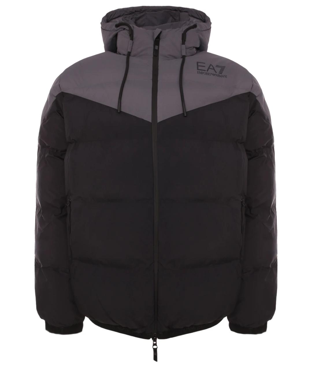 EA7 Черная куртка, фото 1