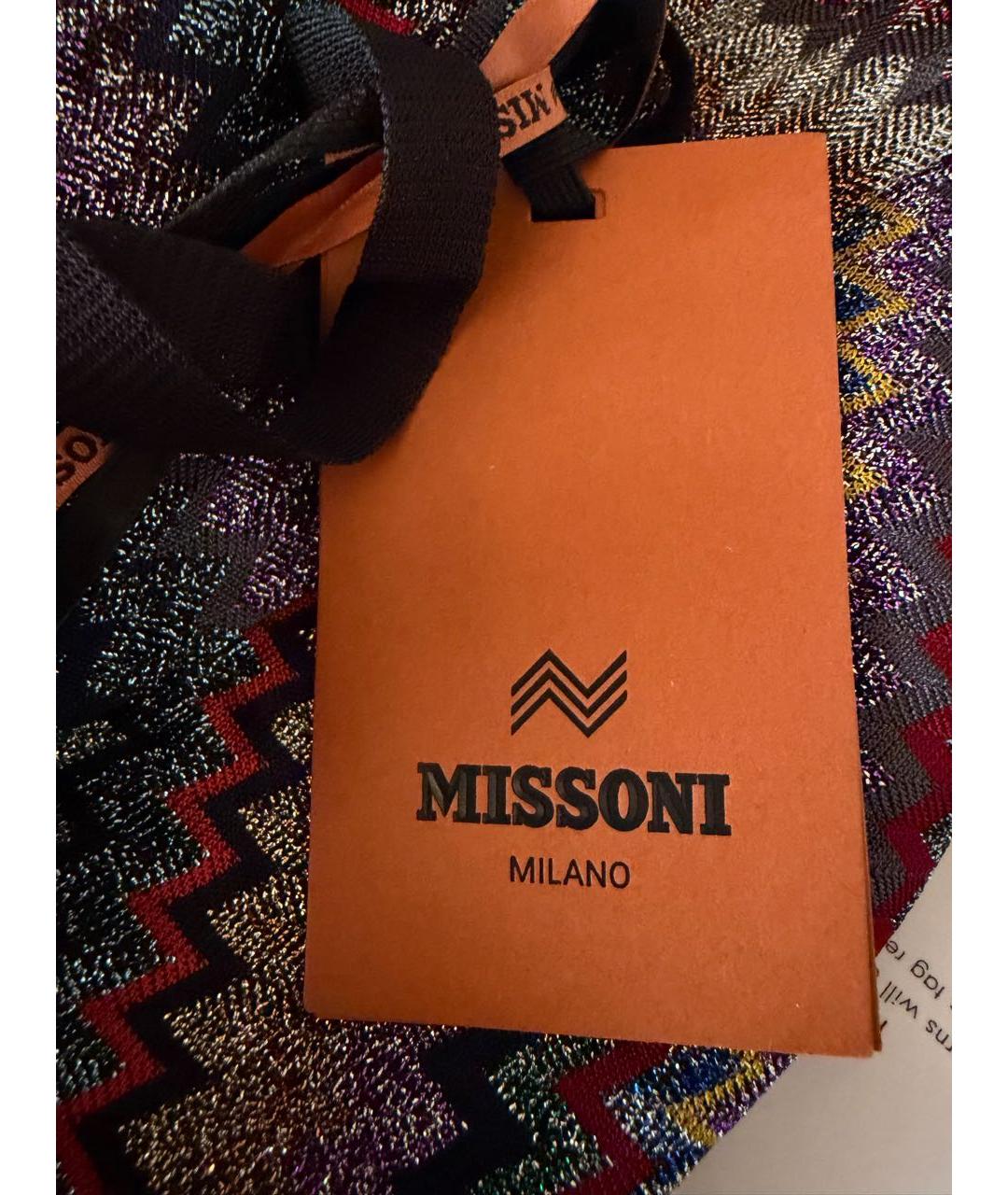 MISSONI Мульти вискозное платье, фото 4