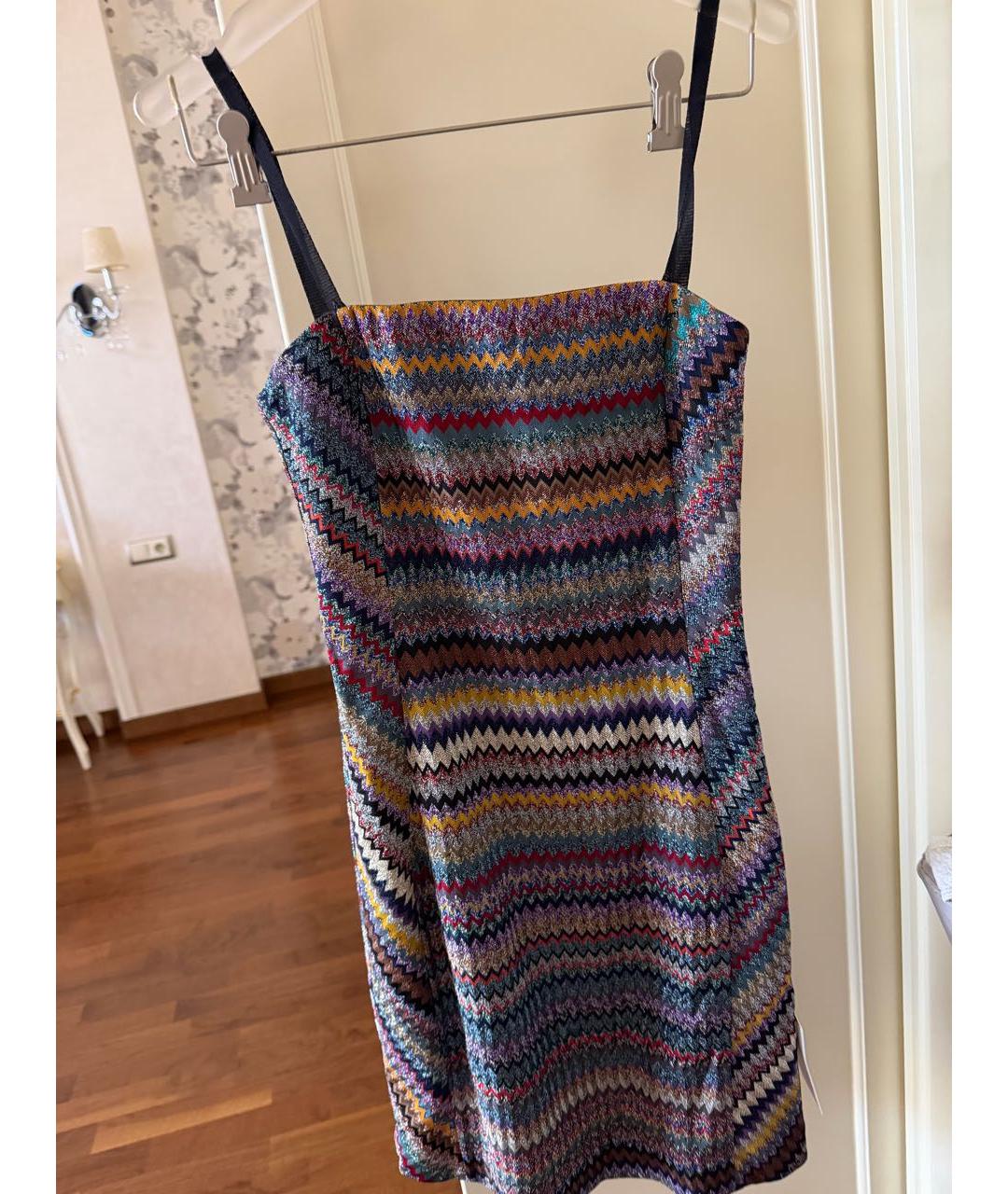 MISSONI Мульти вискозное платье, фото 6