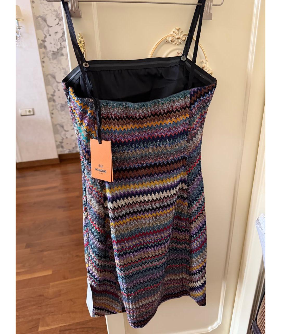 MISSONI Мульти вискозное платье, фото 2