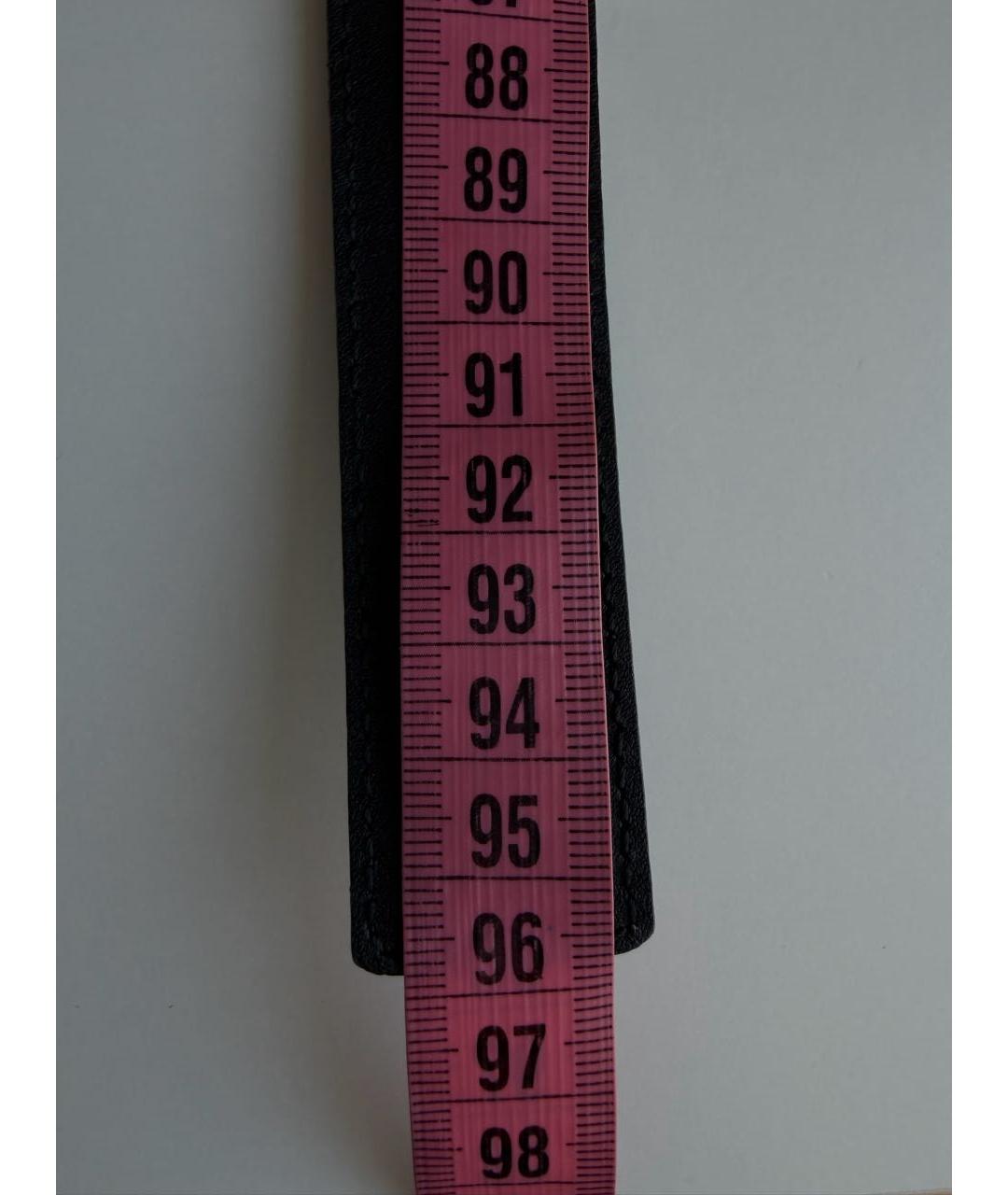 VERSACE JEANS COUTURE Черный ремень из искусственной кожи, фото 8