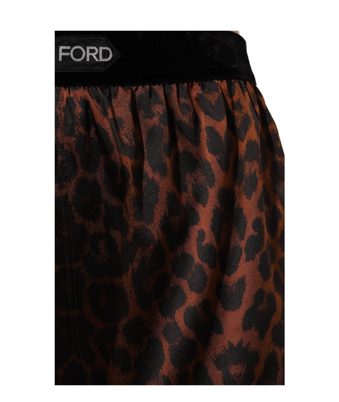 TOM FORD Мульти шелковые шорты, фото 2