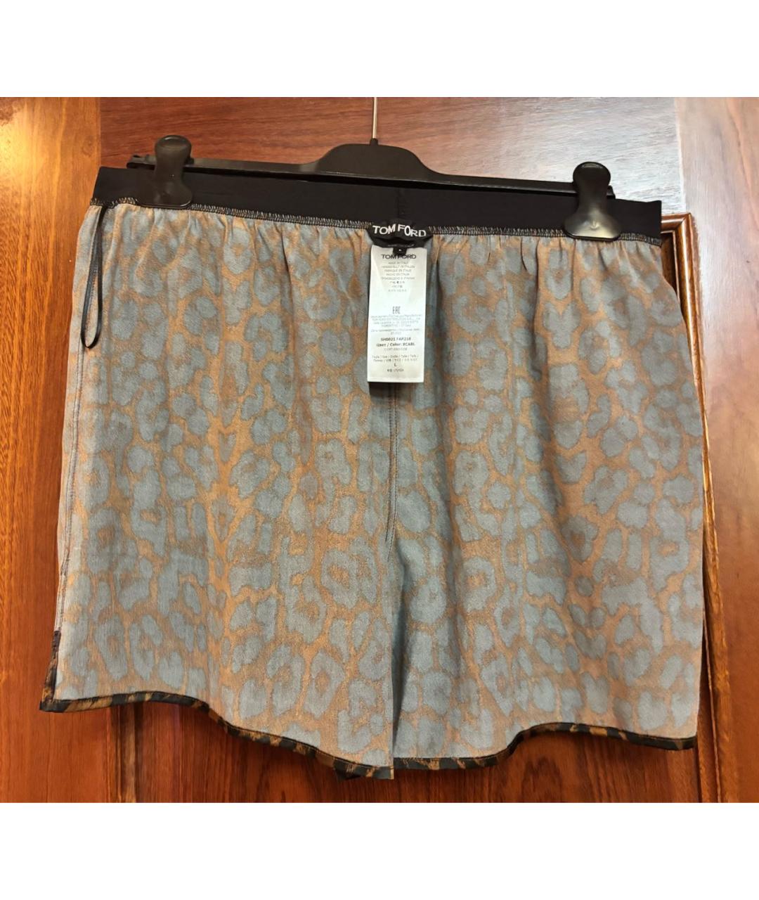 TOM FORD Мульти шелковые шорты, фото 4
