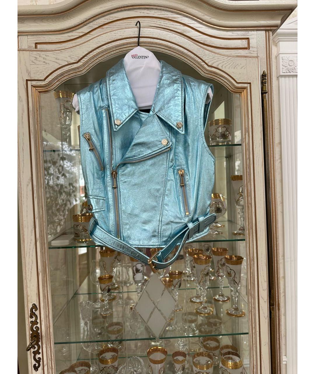 PHILIPP PLEIN Голубой жилет, фото 7