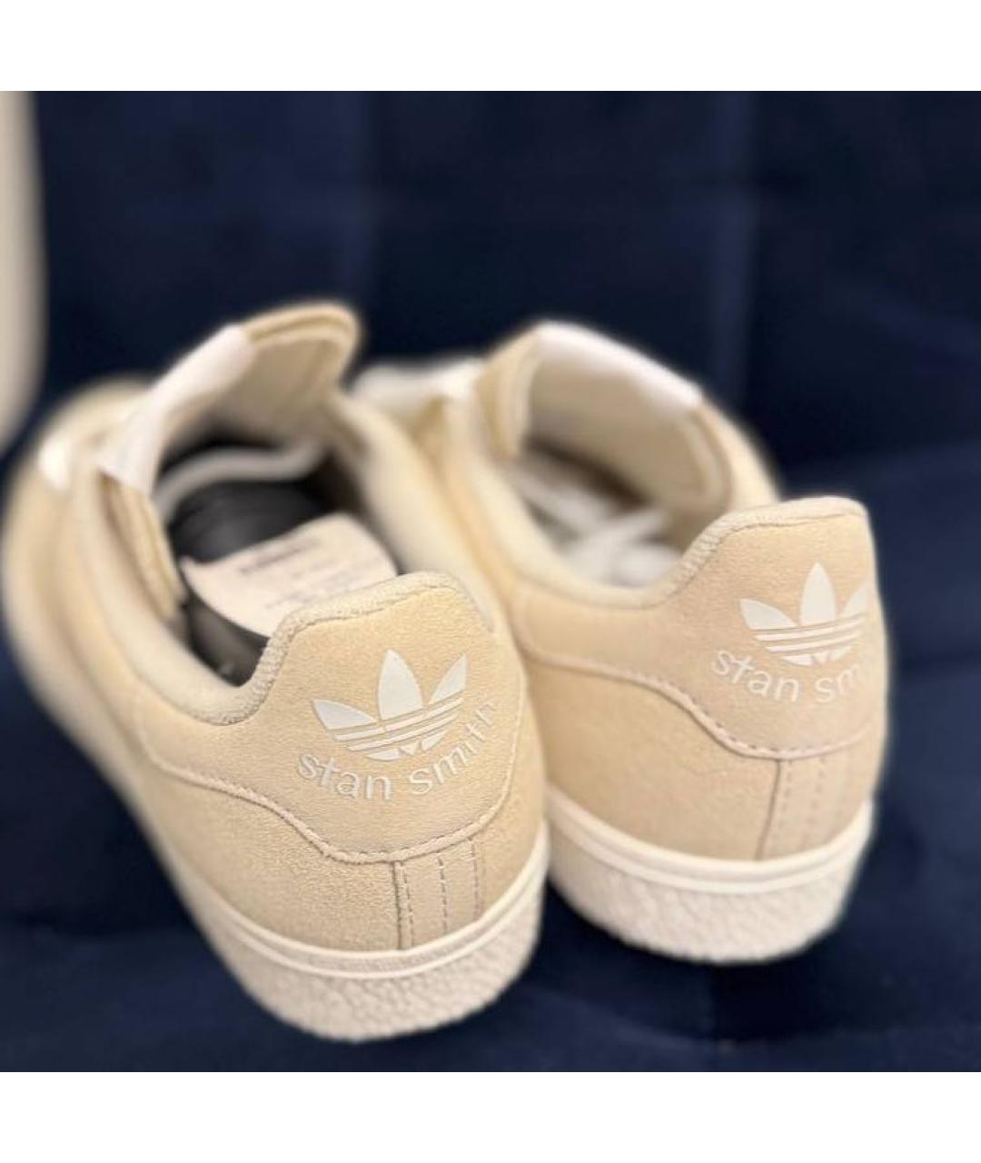 ADIDAS Бежевые замшевые кеды, фото 5