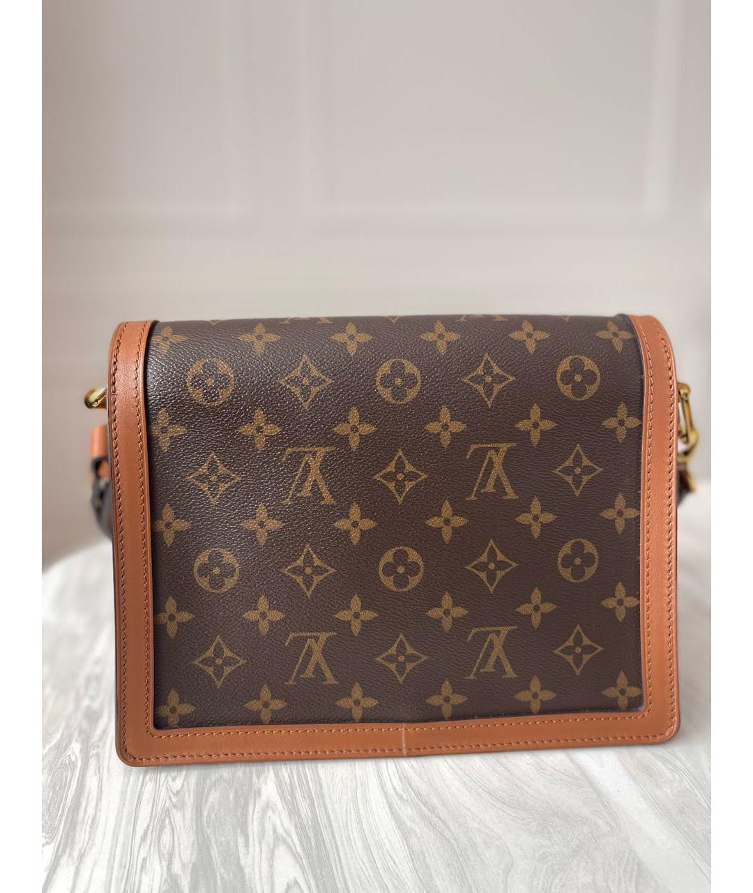 LOUIS VUITTON Коричневая сумка через плечо, фото 3