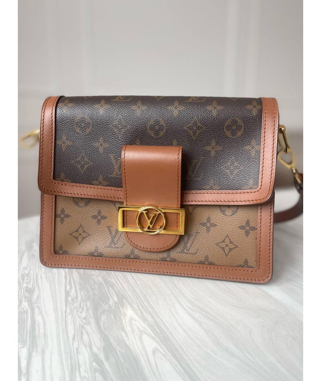 LOUIS VUITTON Коричневая сумка через плечо, фото 5