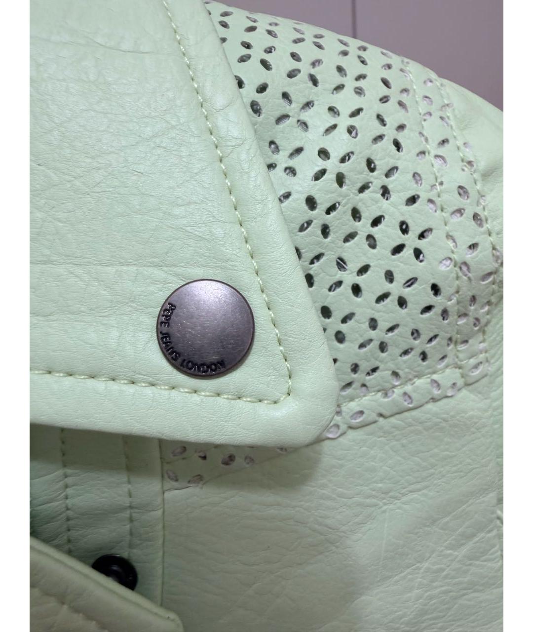 PATRIZIA PEPE Салатовая полиэстеровая куртка, фото 4