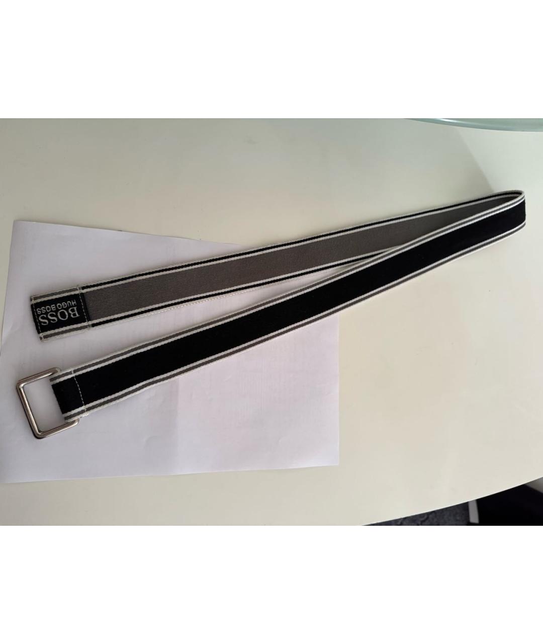 HUGO BOSS Синий ремень, фото 3