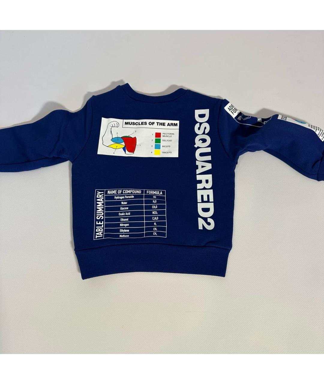 DSQUARED2 Синий хлопковый комплект, фото 3