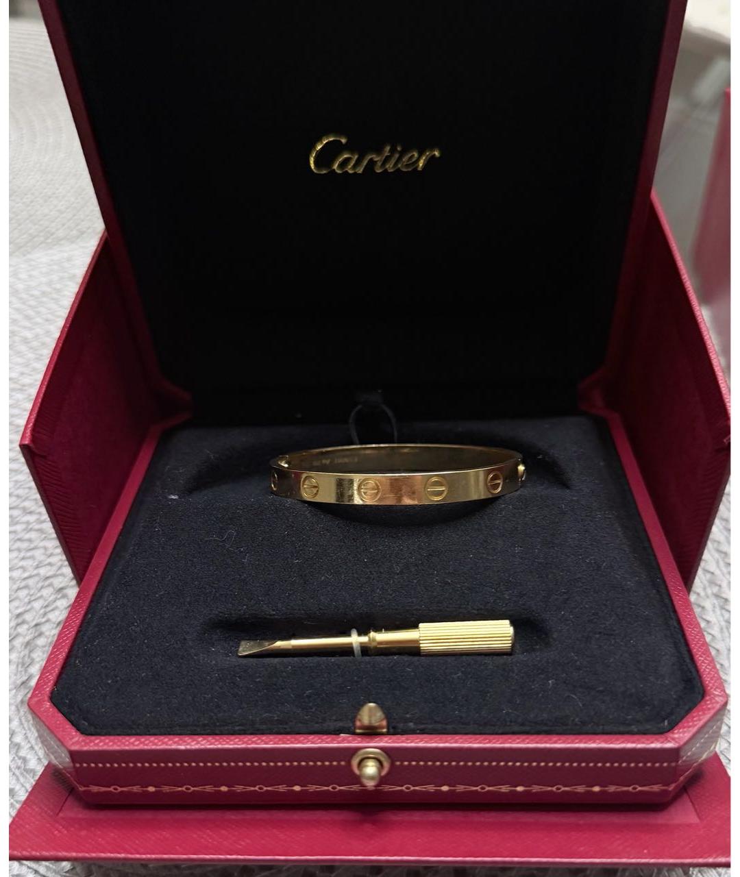 CARTIER Золотой браслет из желтого золота, фото 4