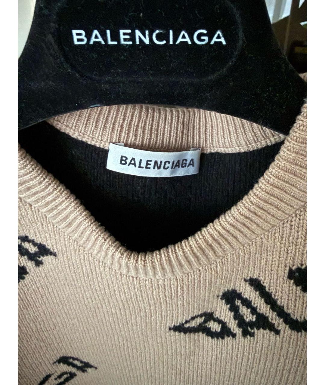 BALENCIAGA Мульти шерстяной джемпер / свитер, фото 3