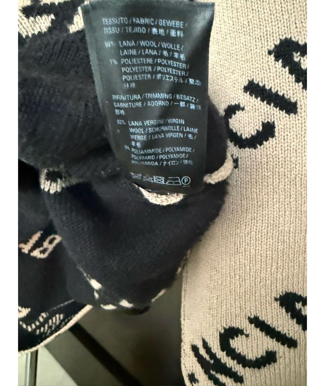 BALENCIAGA Мульти шерстяной джемпер / свитер, фото 5