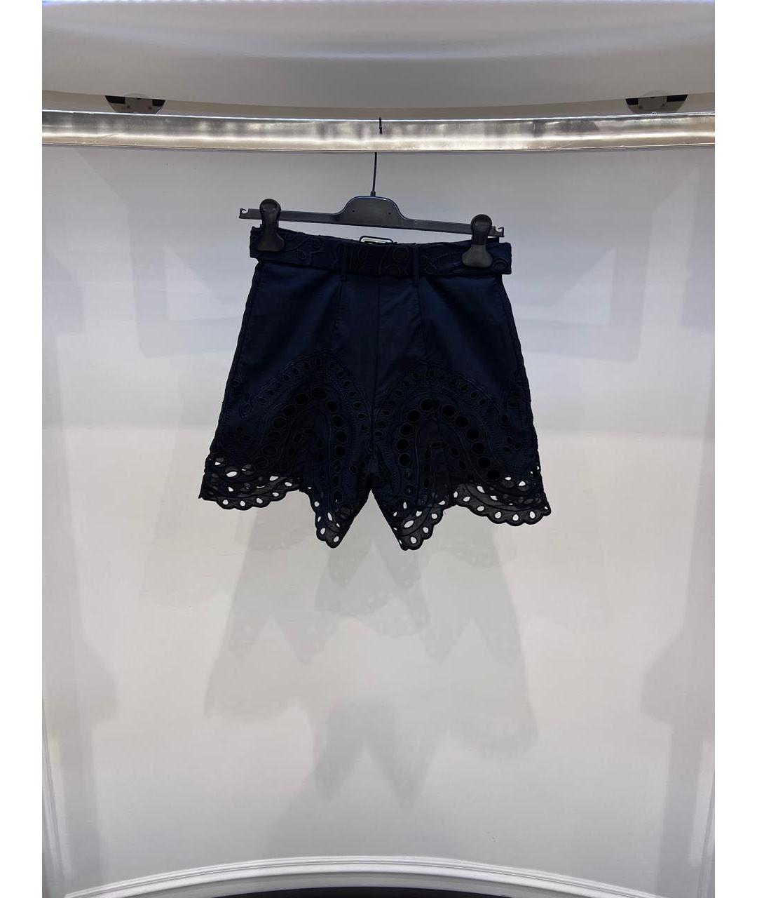 CHARO RUIZ Черные хлопковые шорты, фото 2