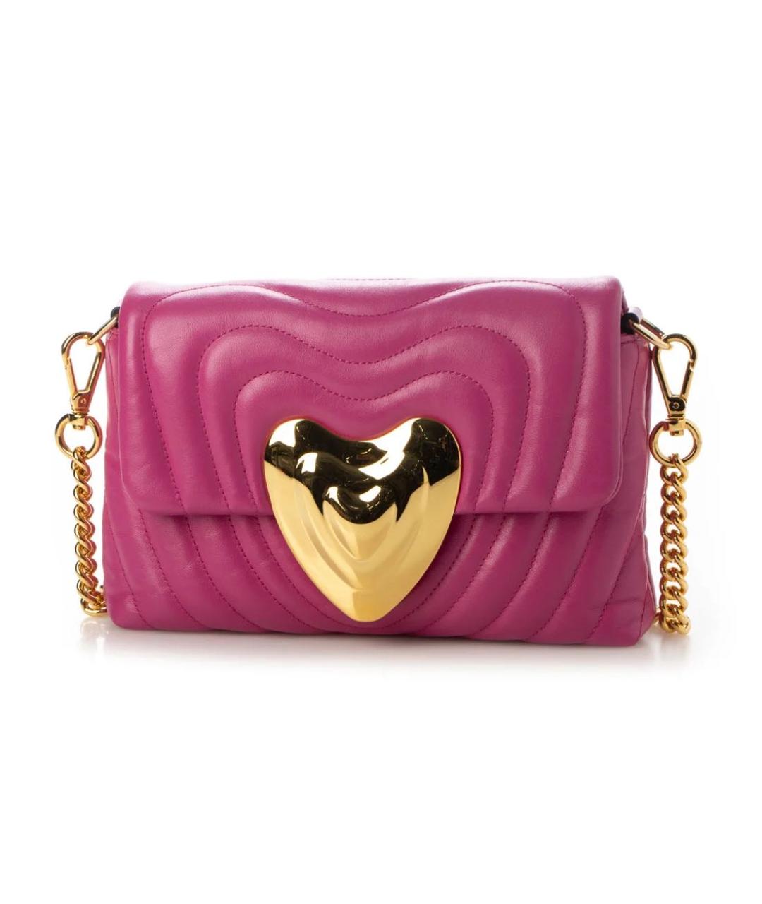 ESCADA Розовая кожаная сумка через плечо, фото 8