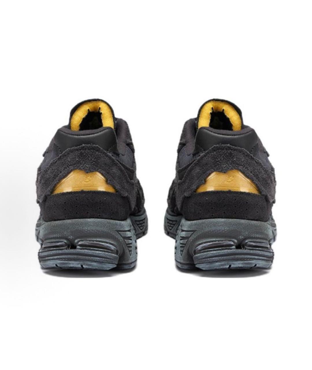 NEW BALANCE Черные замшевые низкие кроссовки / кеды, фото 4