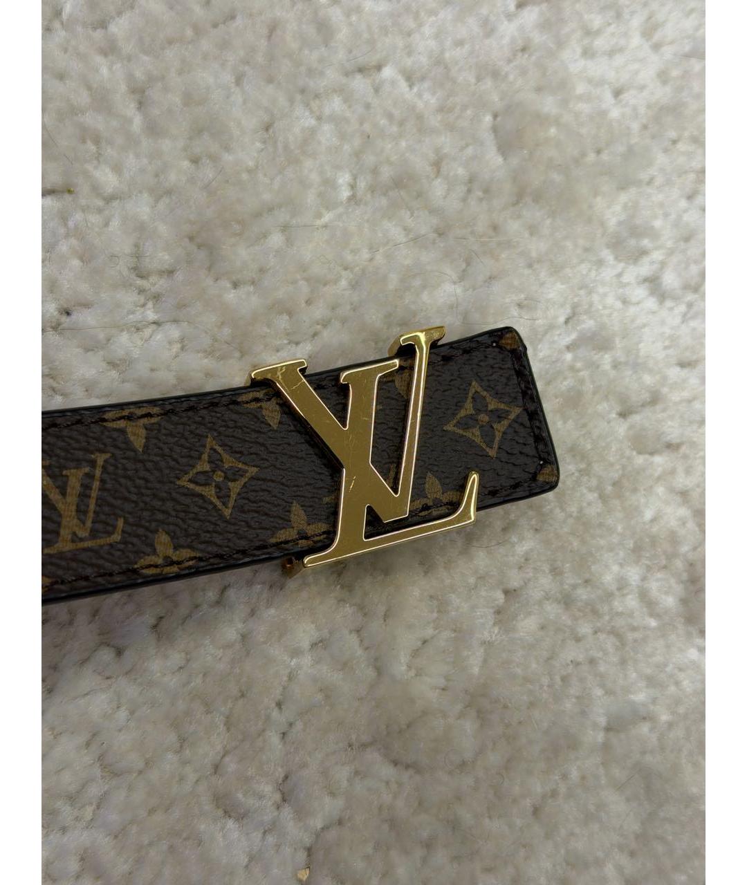 LOUIS VUITTON Коричневый ремень, фото 2