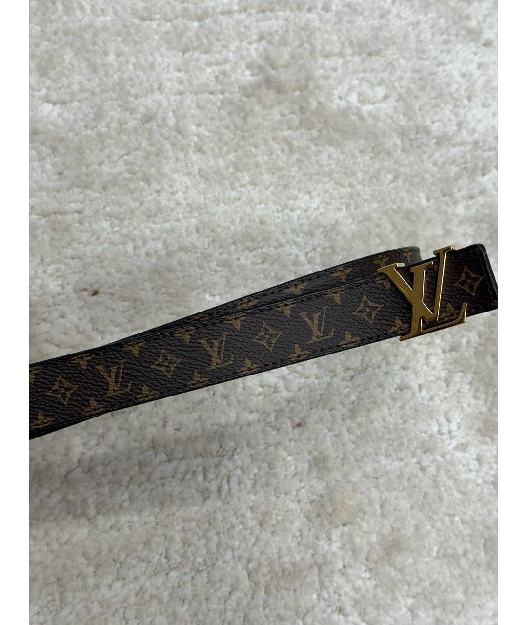 LOUIS VUITTON Коричневый ремень, фото 5