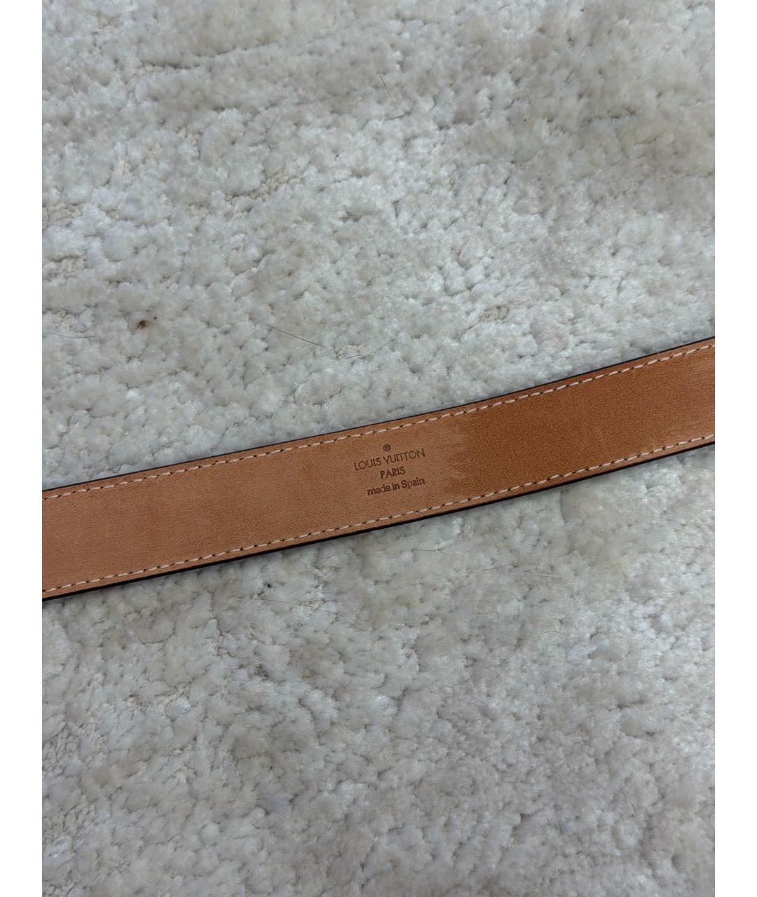 LOUIS VUITTON Коричневый ремень, фото 3