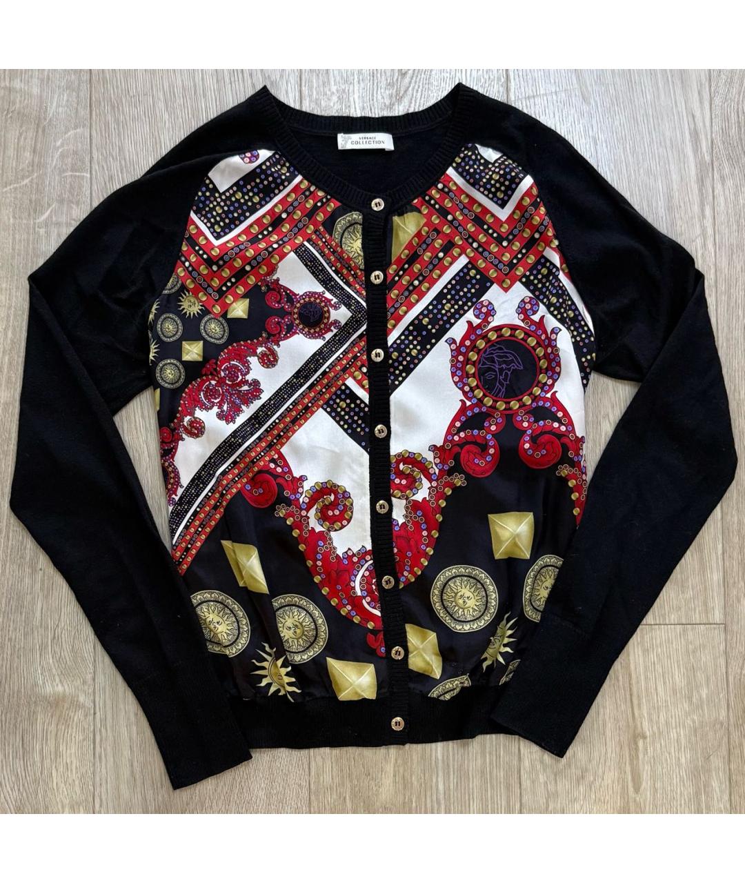 VERSACE COLLECTION Мульти шерстяной джемпер / свитер, фото 8