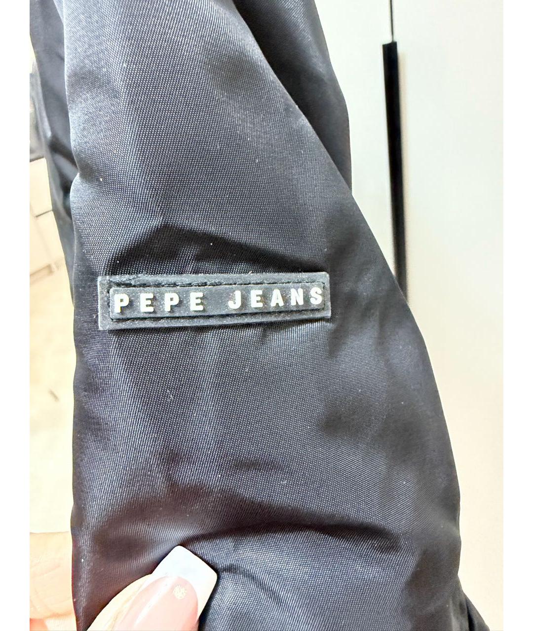 PATRIZIA PEPE Черная полиэстеровая куртка, фото 7