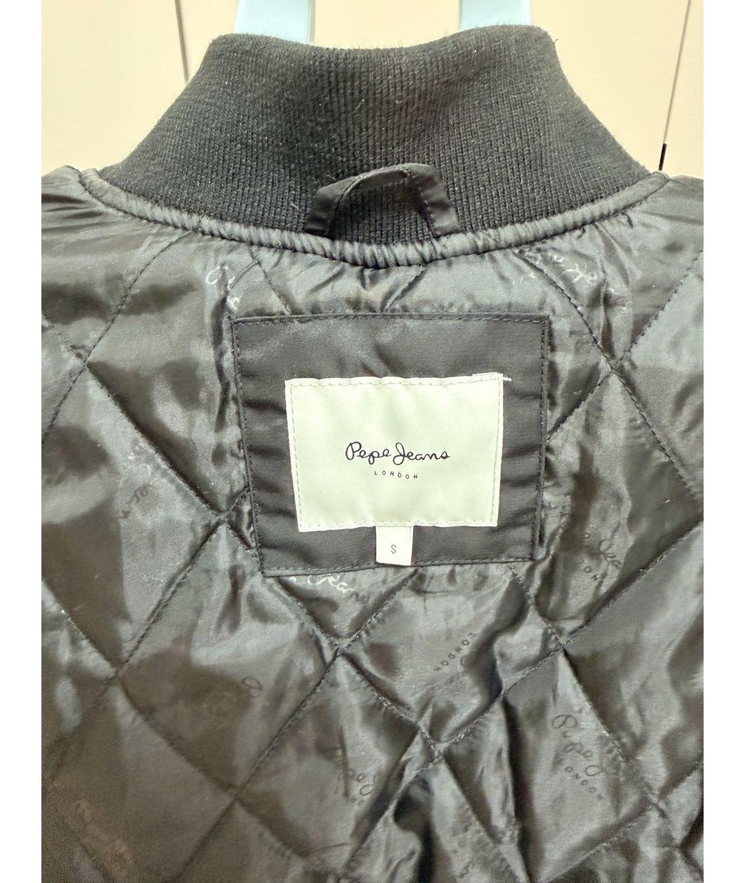 PATRIZIA PEPE Черная полиэстеровая куртка, фото 3