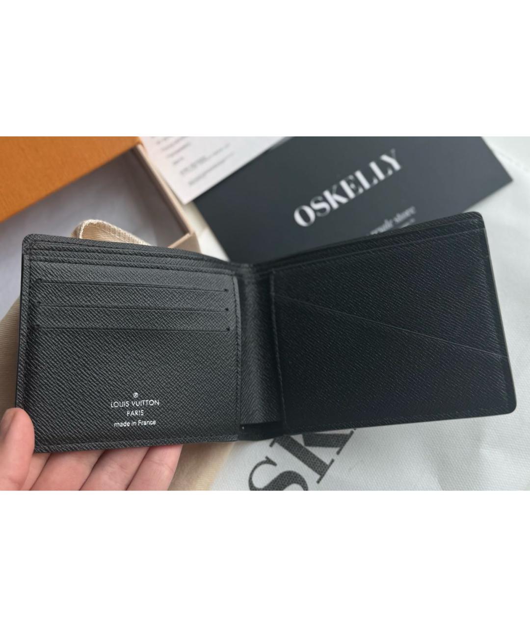 LOUIS VUITTON Черный кошелек, фото 3