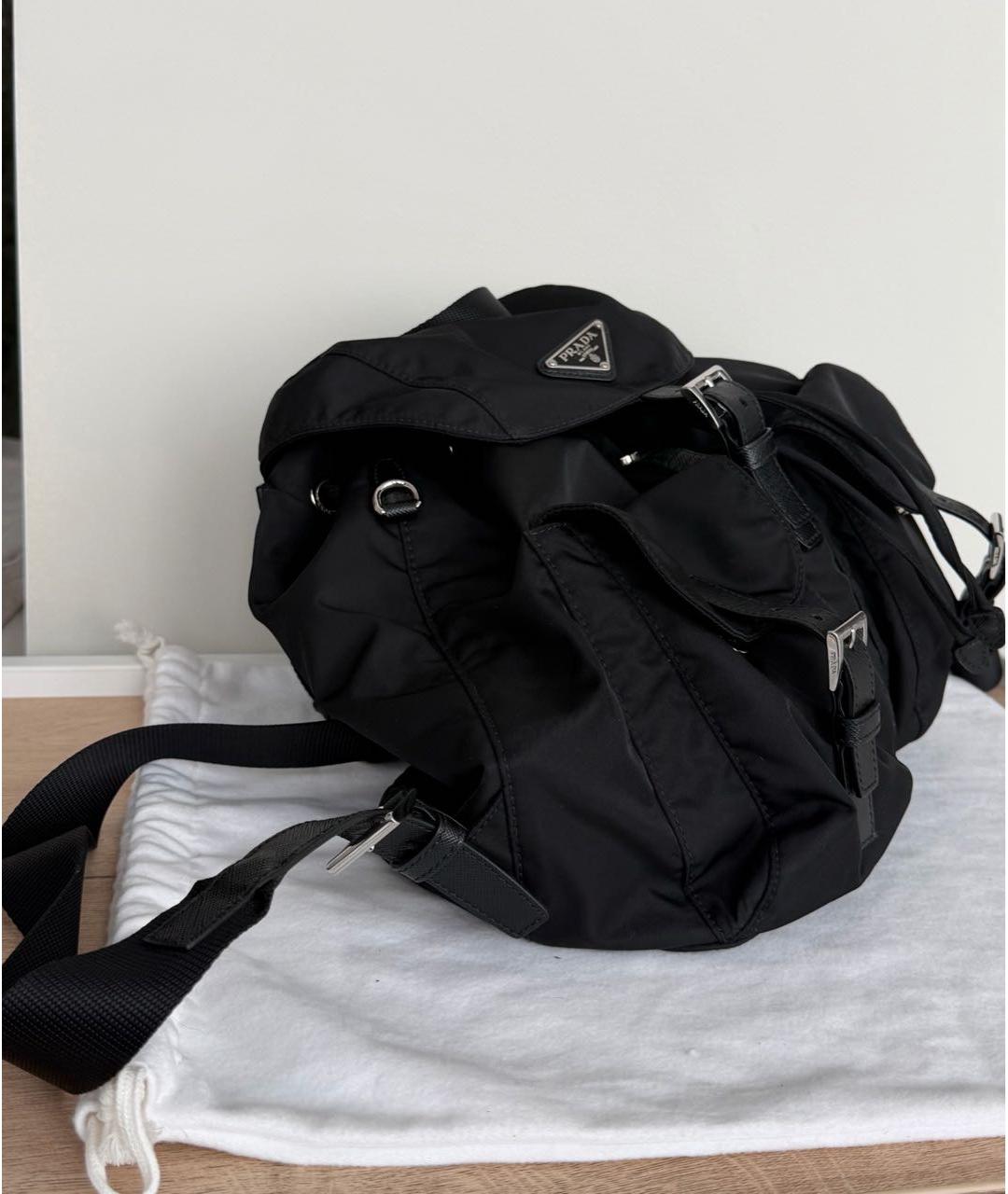 PRADA Черный рюкзак, фото 3