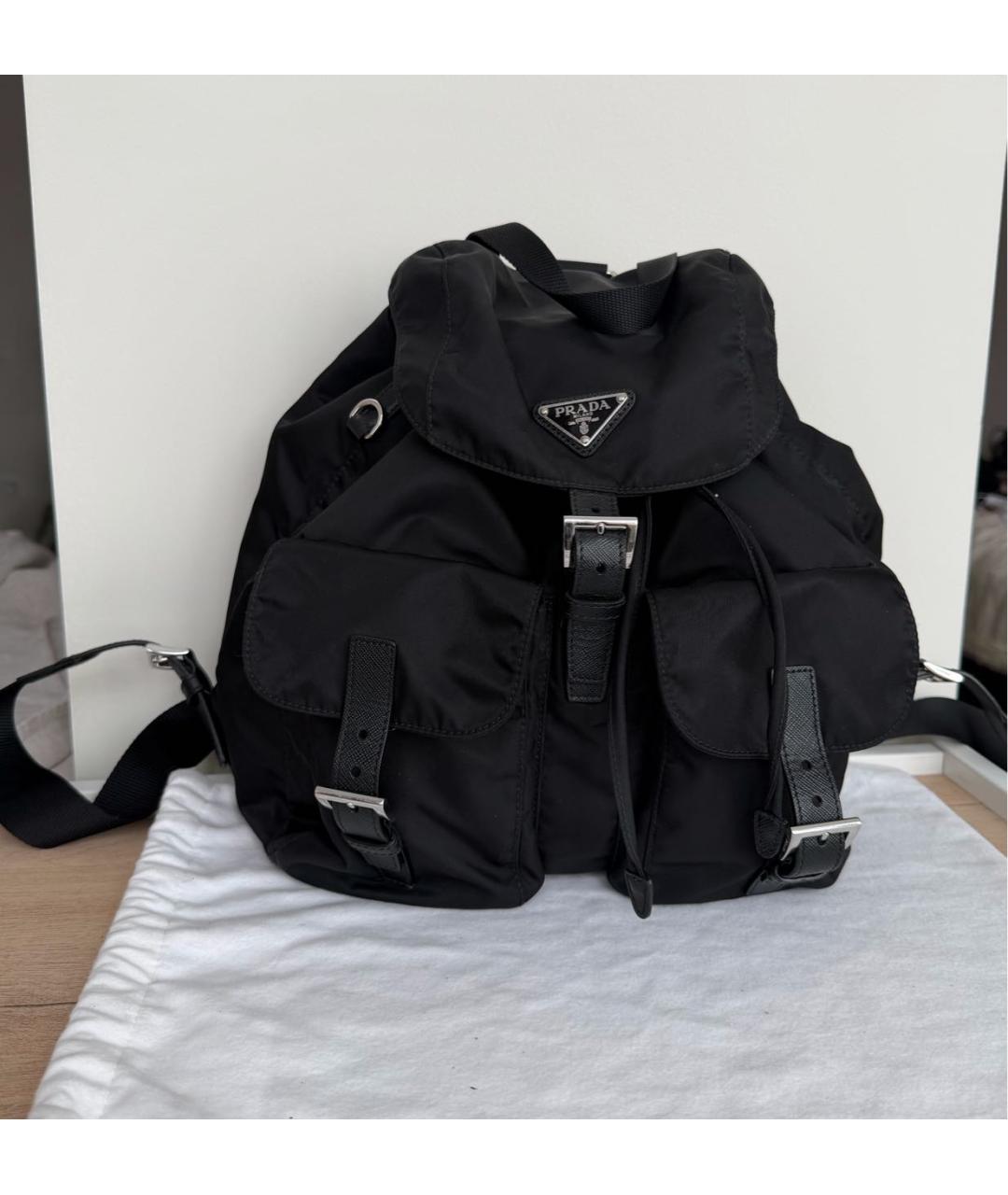 PRADA Черный рюкзак, фото 2