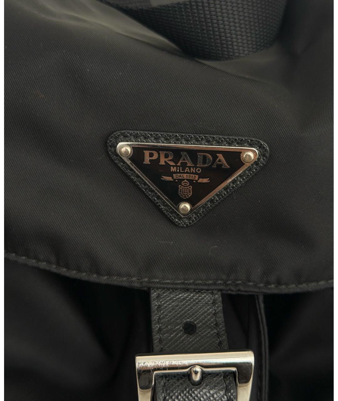 PRADA Черный рюкзак, фото 6