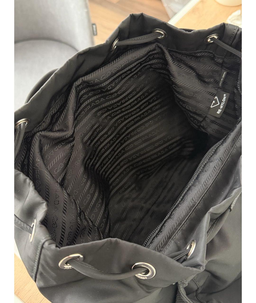 PRADA Черный рюкзак, фото 5