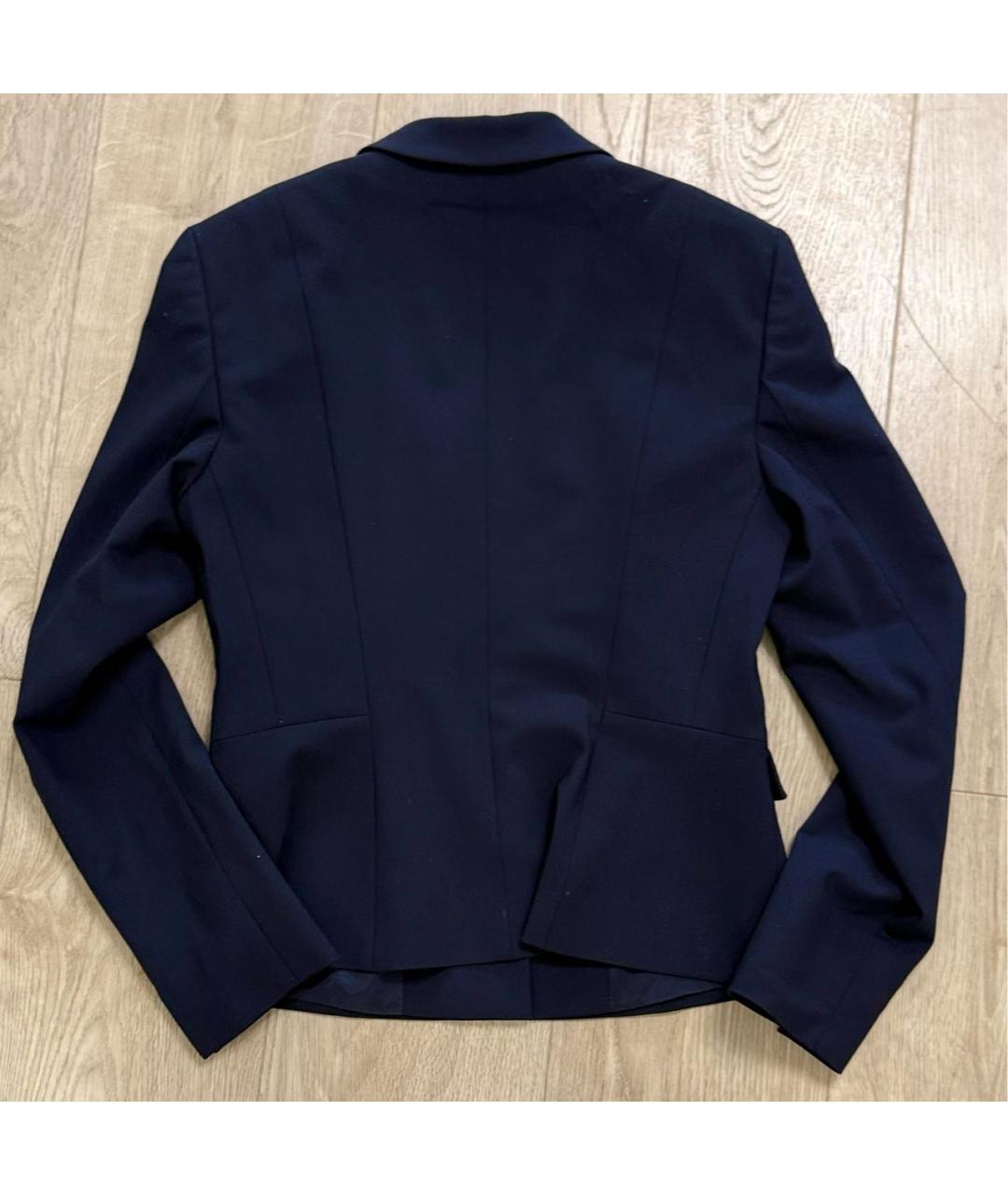 HUGO BOSS Темно-синий шерстяной жакет/пиджак, фото 2