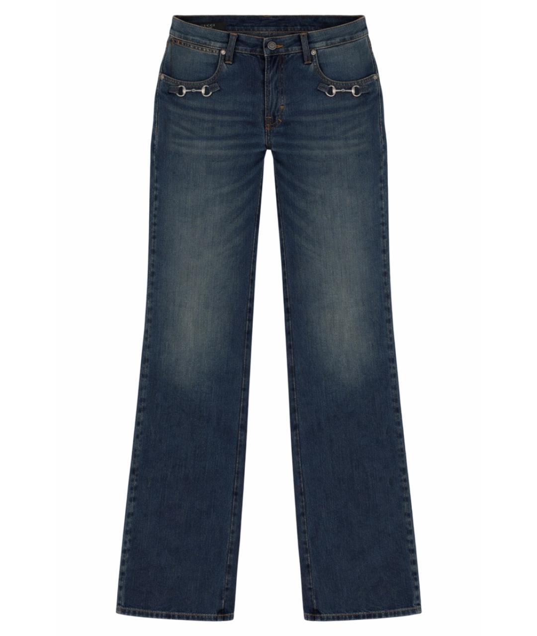 GUCCI Синие прямые джинсы, фото 1