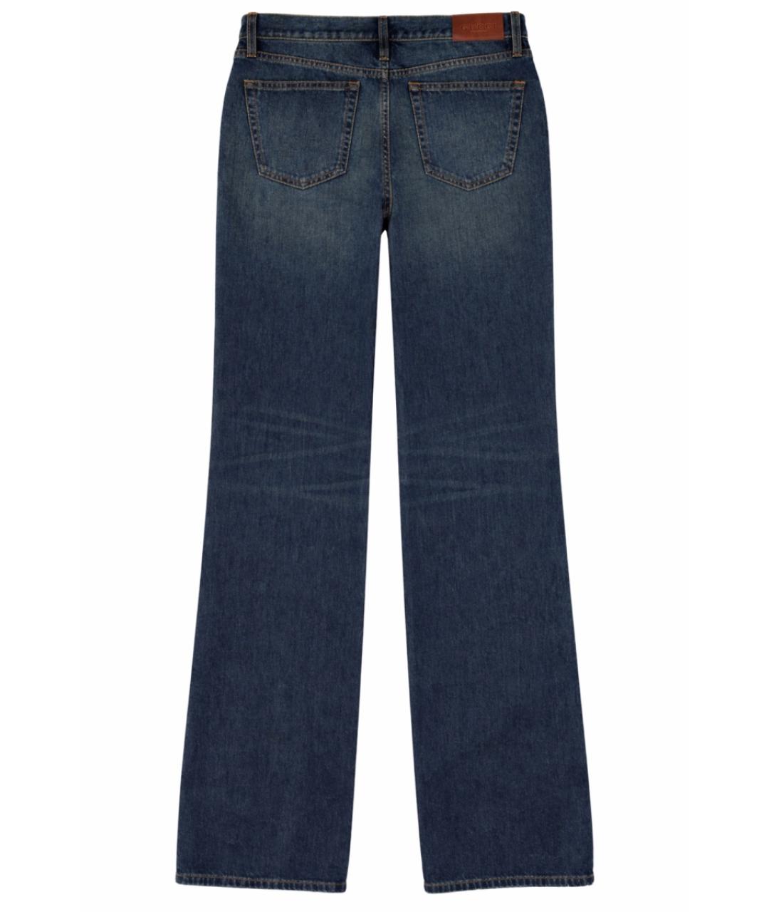 GUCCI Синие прямые джинсы, фото 3