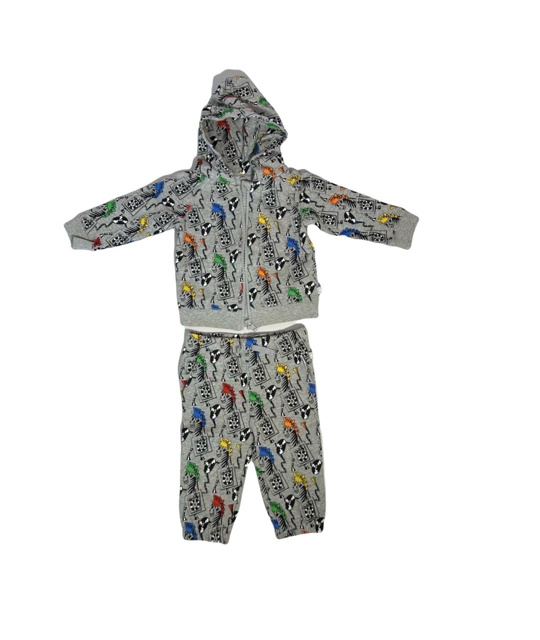 STELLA MCCARTNEY Серый хлопковый комплект, фото 9