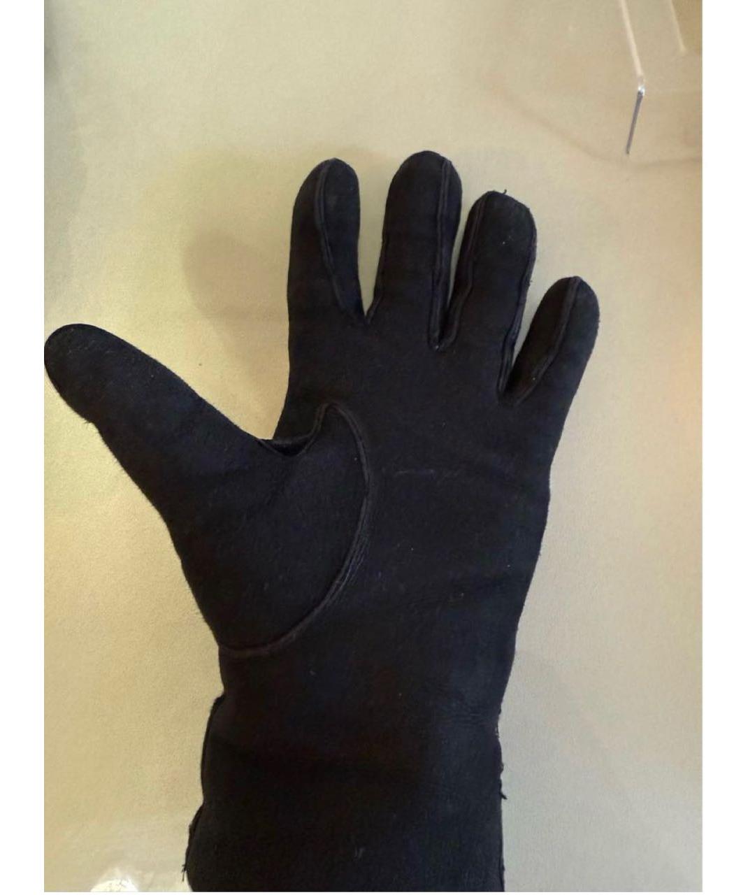 CHANEL Черные кожаные перчатки, фото 3