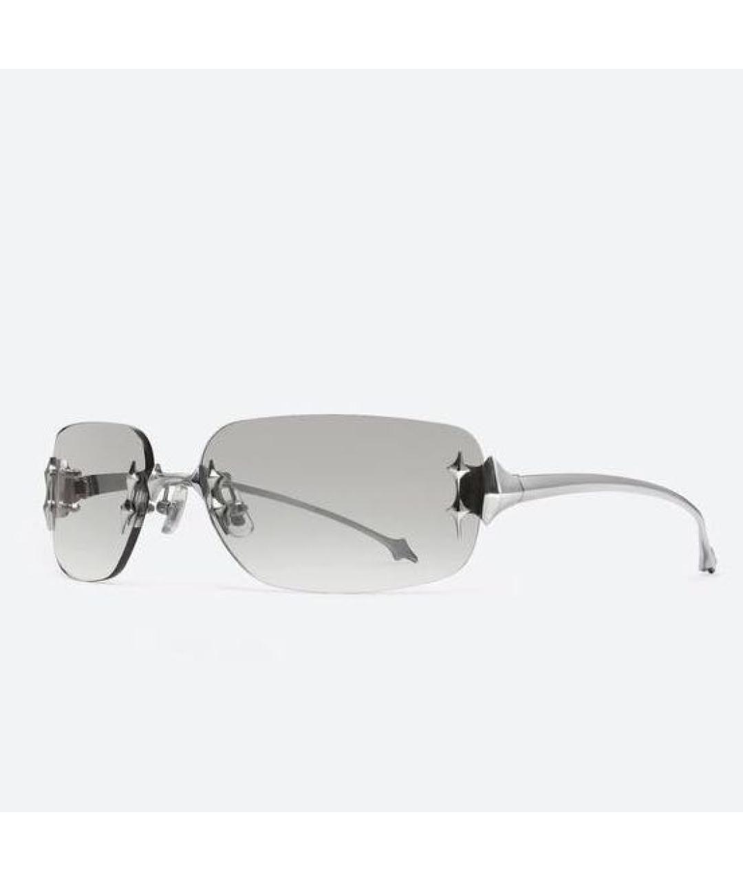 GENTLE MONSTER Серебряные металлические солнцезащитные очки, фото 2