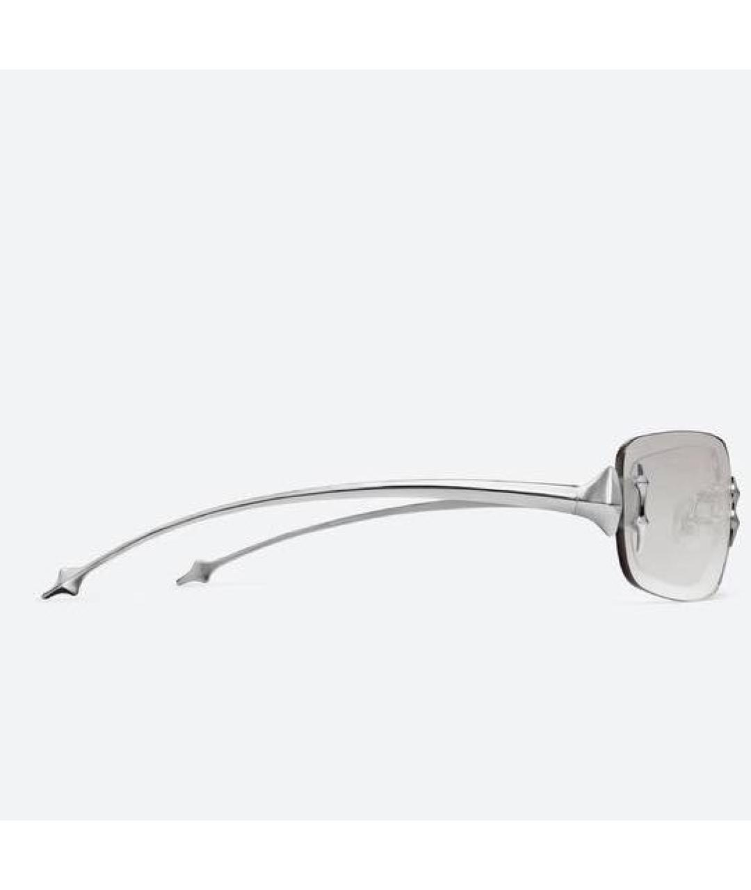 GENTLE MONSTER Серебряные металлические солнцезащитные очки, фото 3
