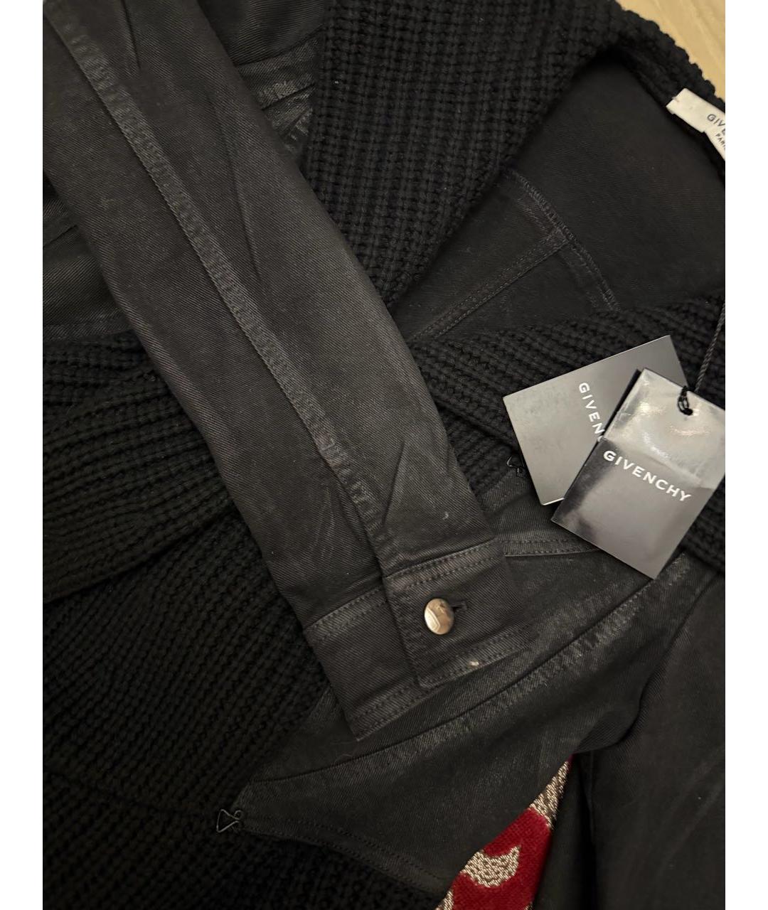 GIVENCHY Черный деним жакет/пиджак, фото 4
