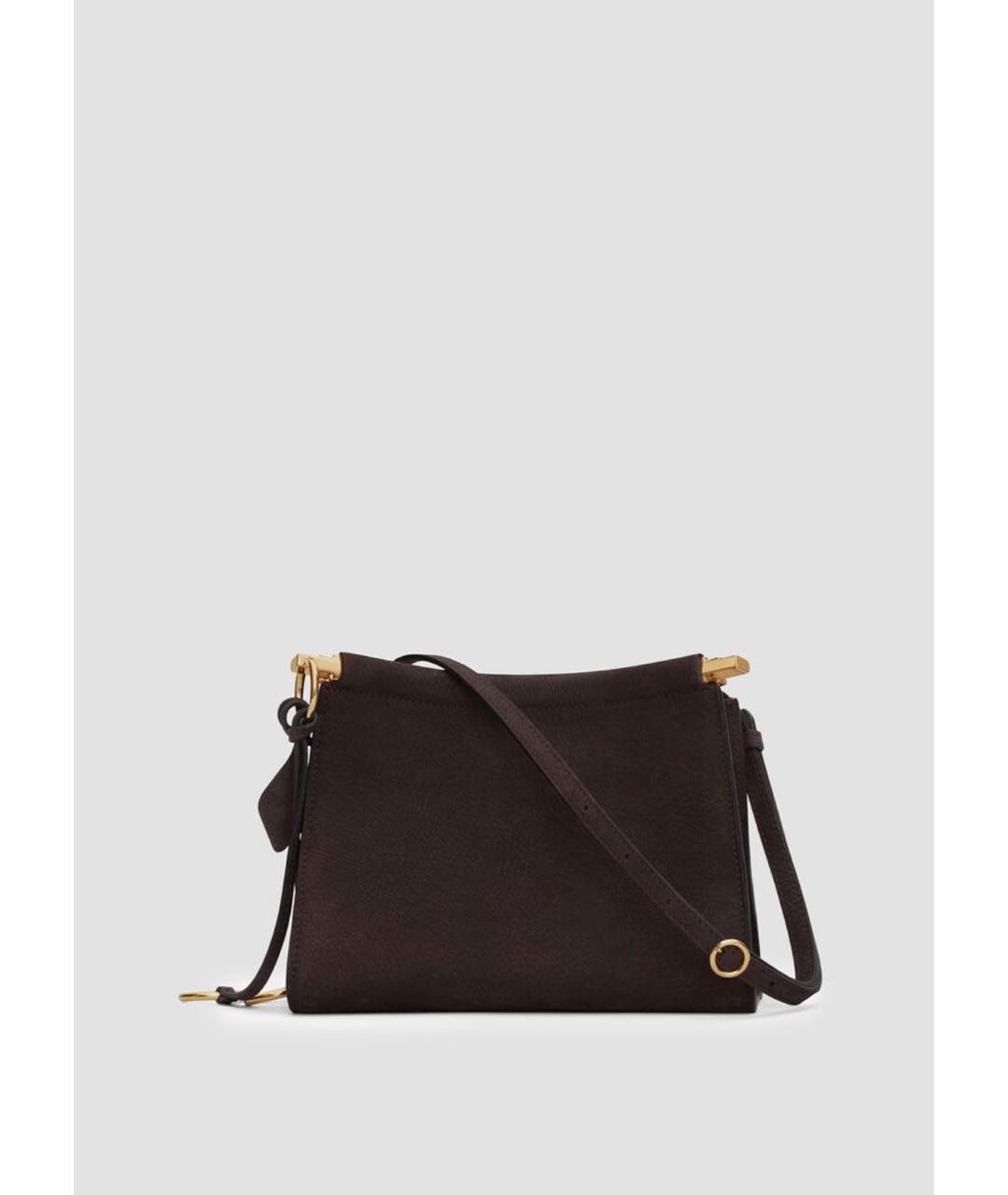 ALAIA Коричневая кожаная сумка через плечо, фото 3