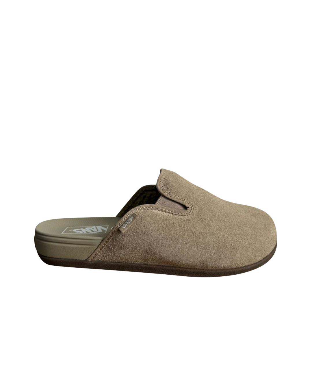 VANS Бежевые замшевые мюли, фото 1