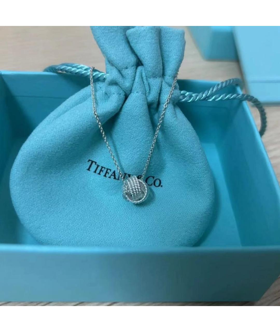 TIFFANY&CO Серебряное серебряное колье, фото 8