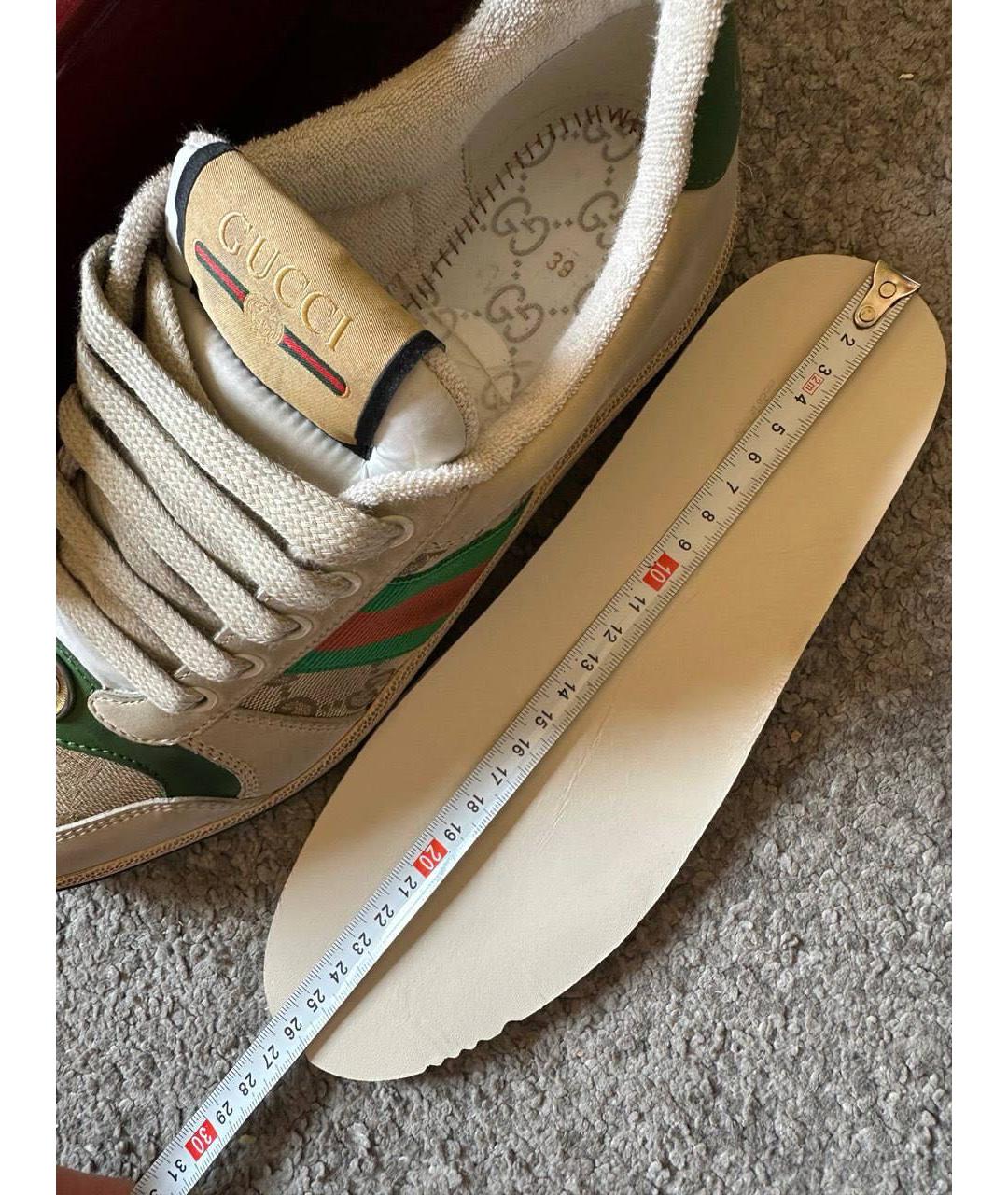 GUCCI Бежевые кроссовки, фото 2