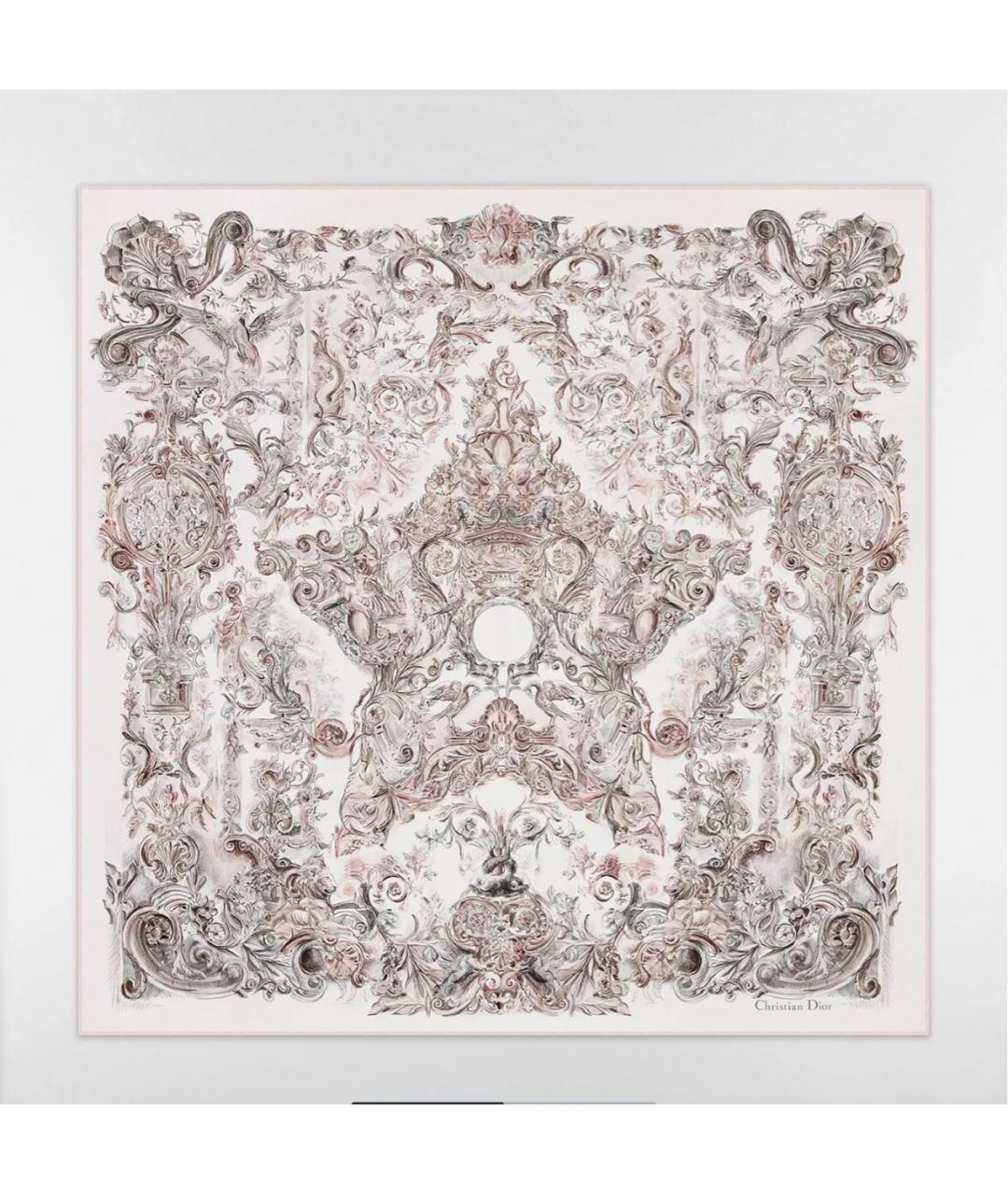 CHRISTIAN DIOR Мульти шелковый платок, фото 4