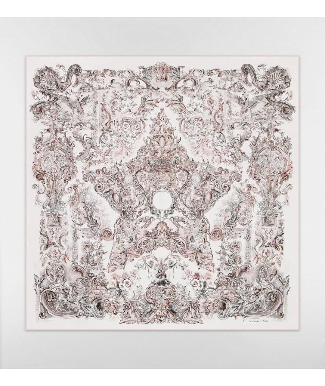 CHRISTIAN DIOR Мульти шелковый платок, фото 2